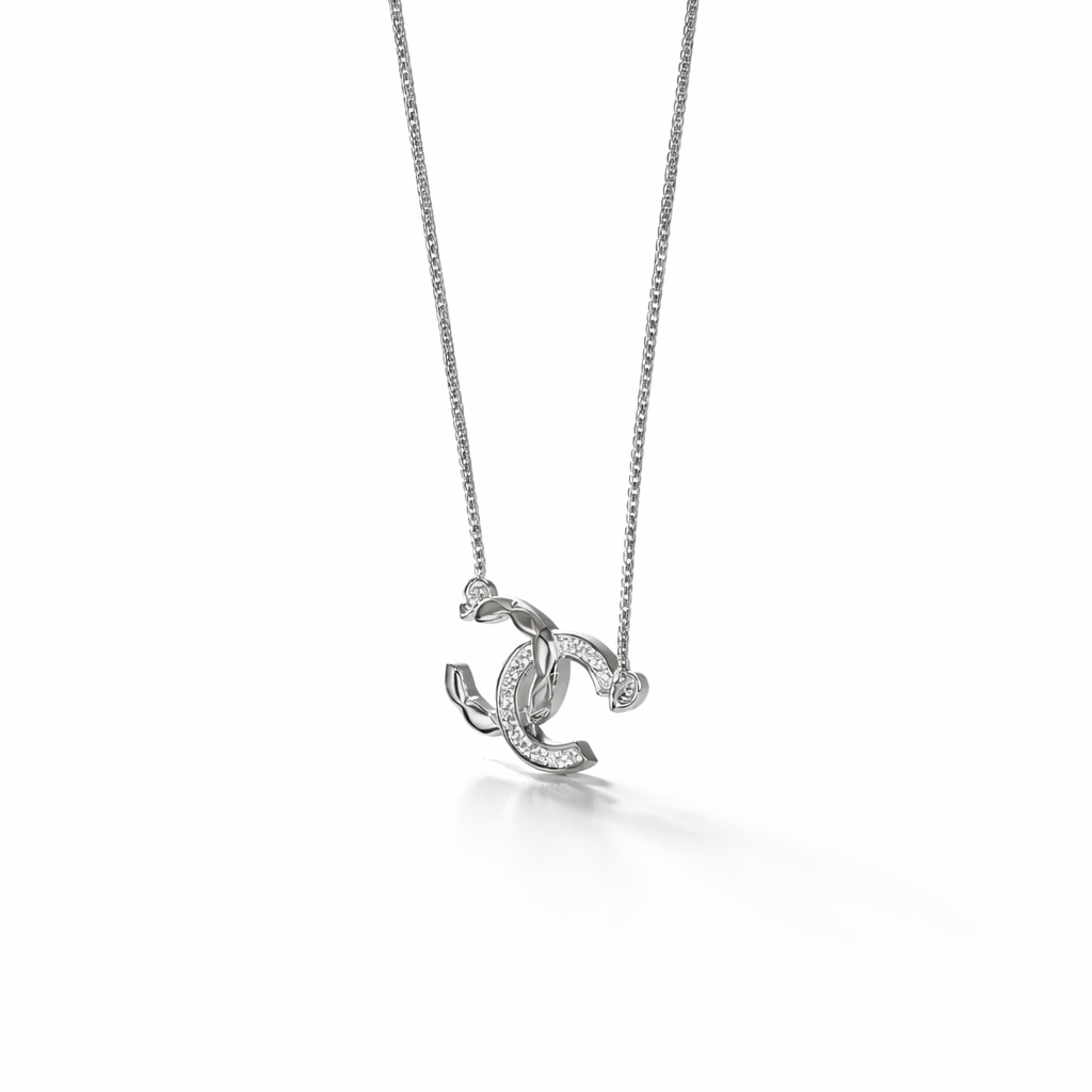 The Chic Double-C Motif Pendant