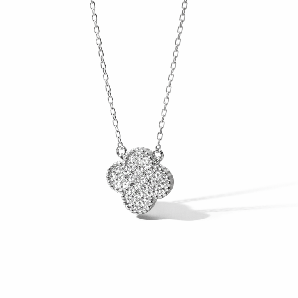 The Brilliant Clover Charm Pendant