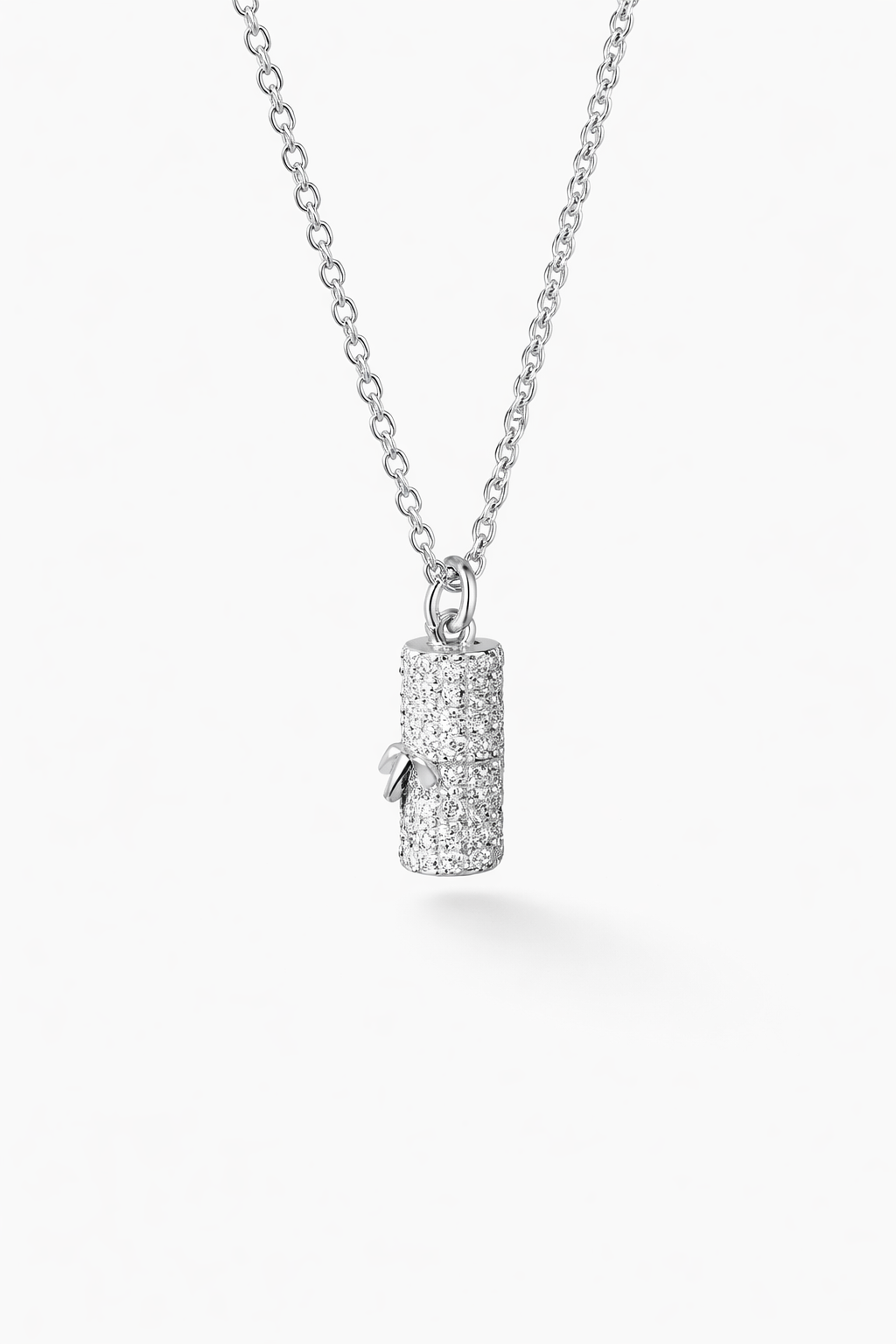 The Pavé Bamboo Stalk Necklace