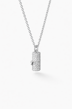 The Pavé Bamboo Stalk Necklace