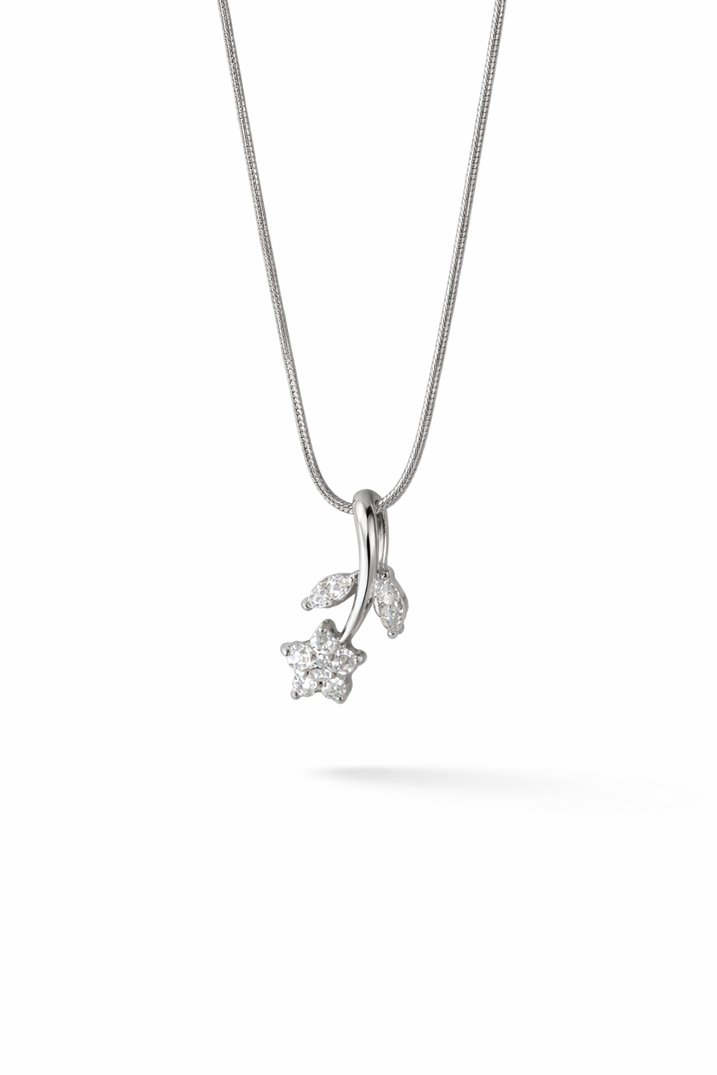 The Floral Snake Chain Drop
