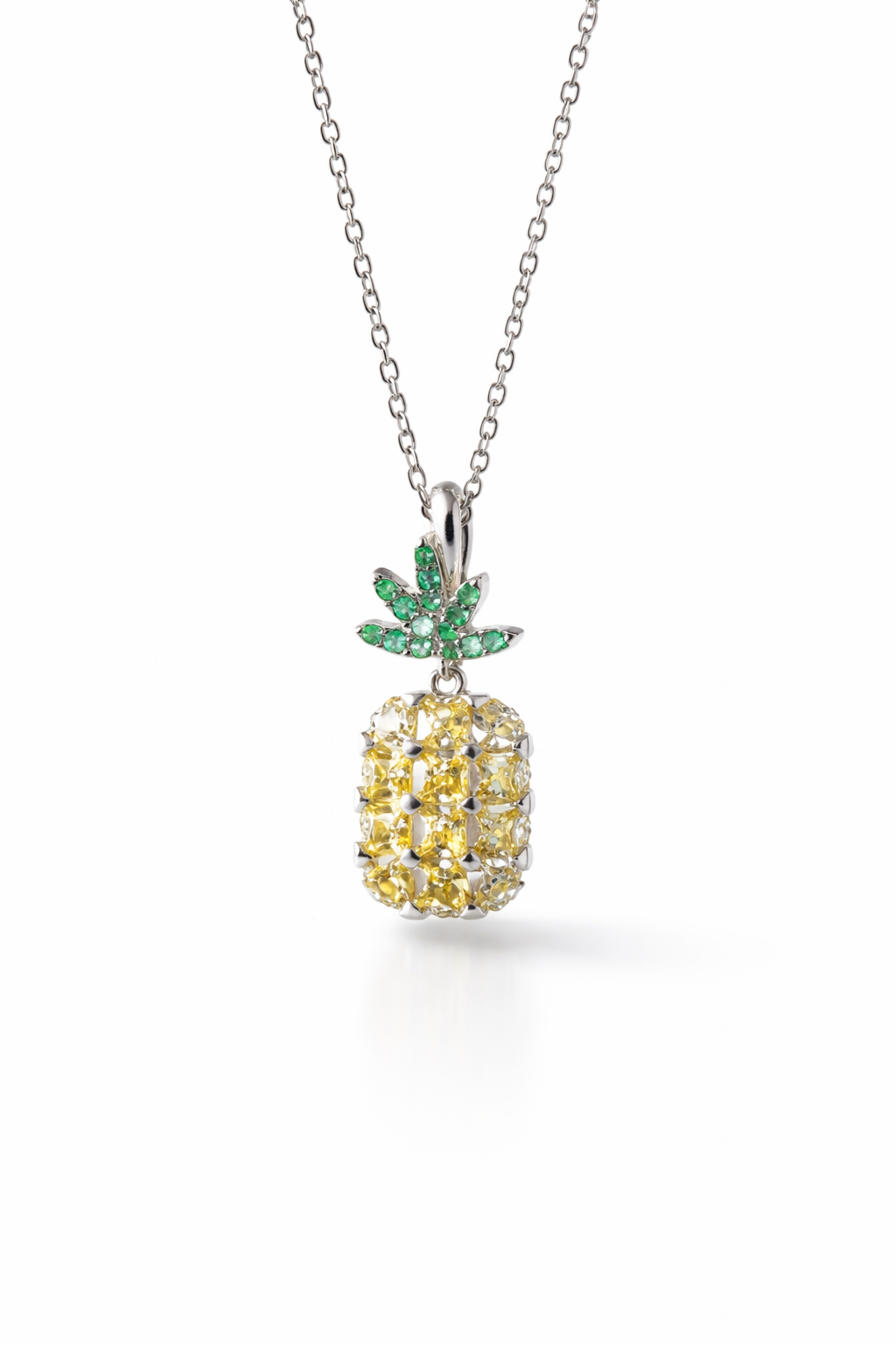 The Vega Tropical Pineapple Necklace