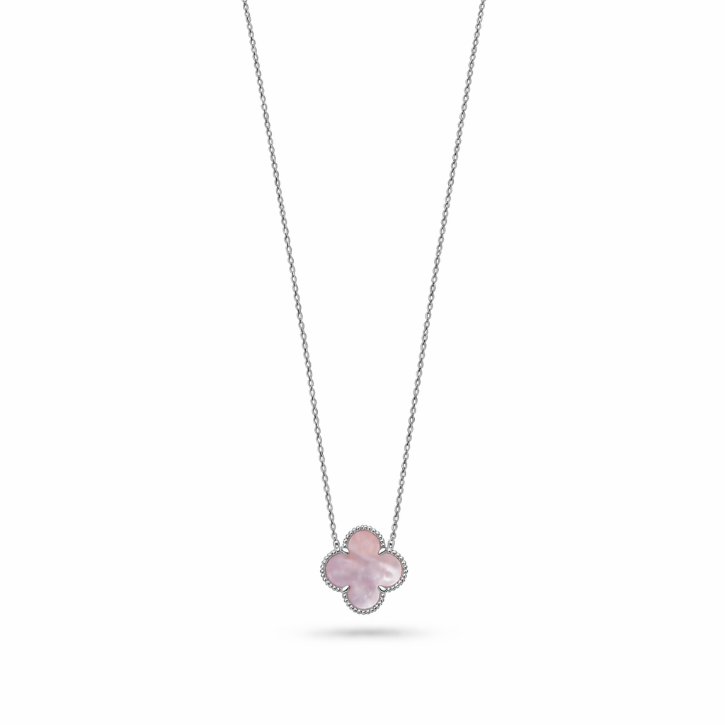 The Vega Rose Clover Necklace