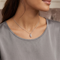 The Pavé Bamboo Stalk Necklace