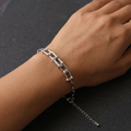 The Crystal U-Link Paperclip Bracelet