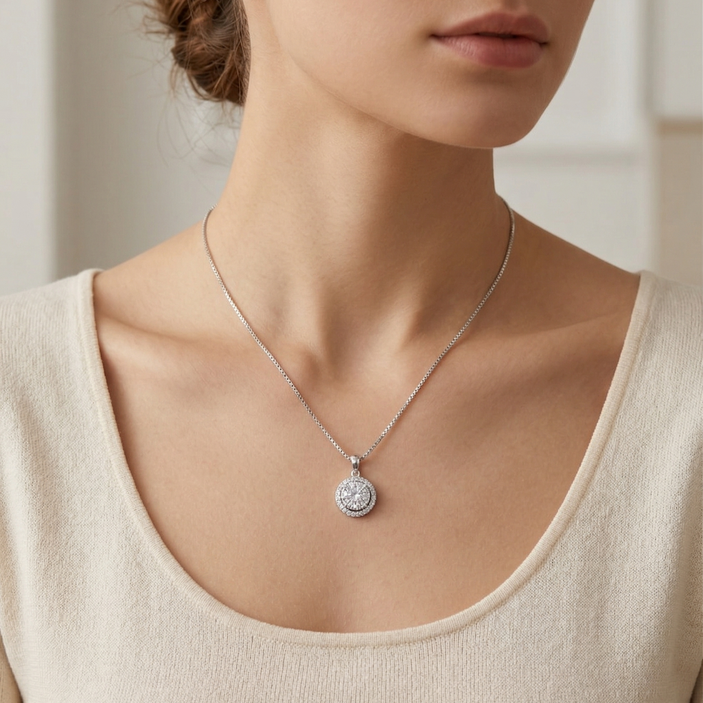 The Celestial Solitaire Necklace