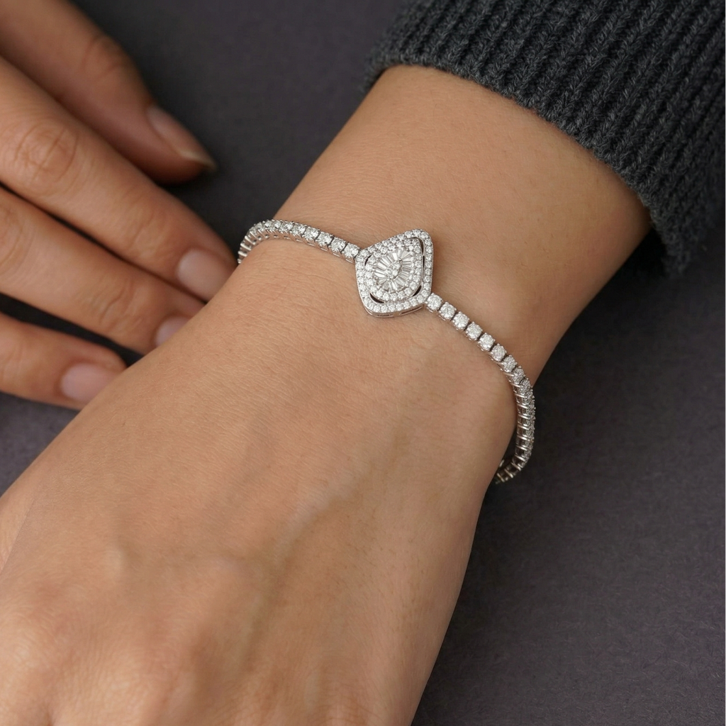 The Crystal Mosaic Tennis Chain