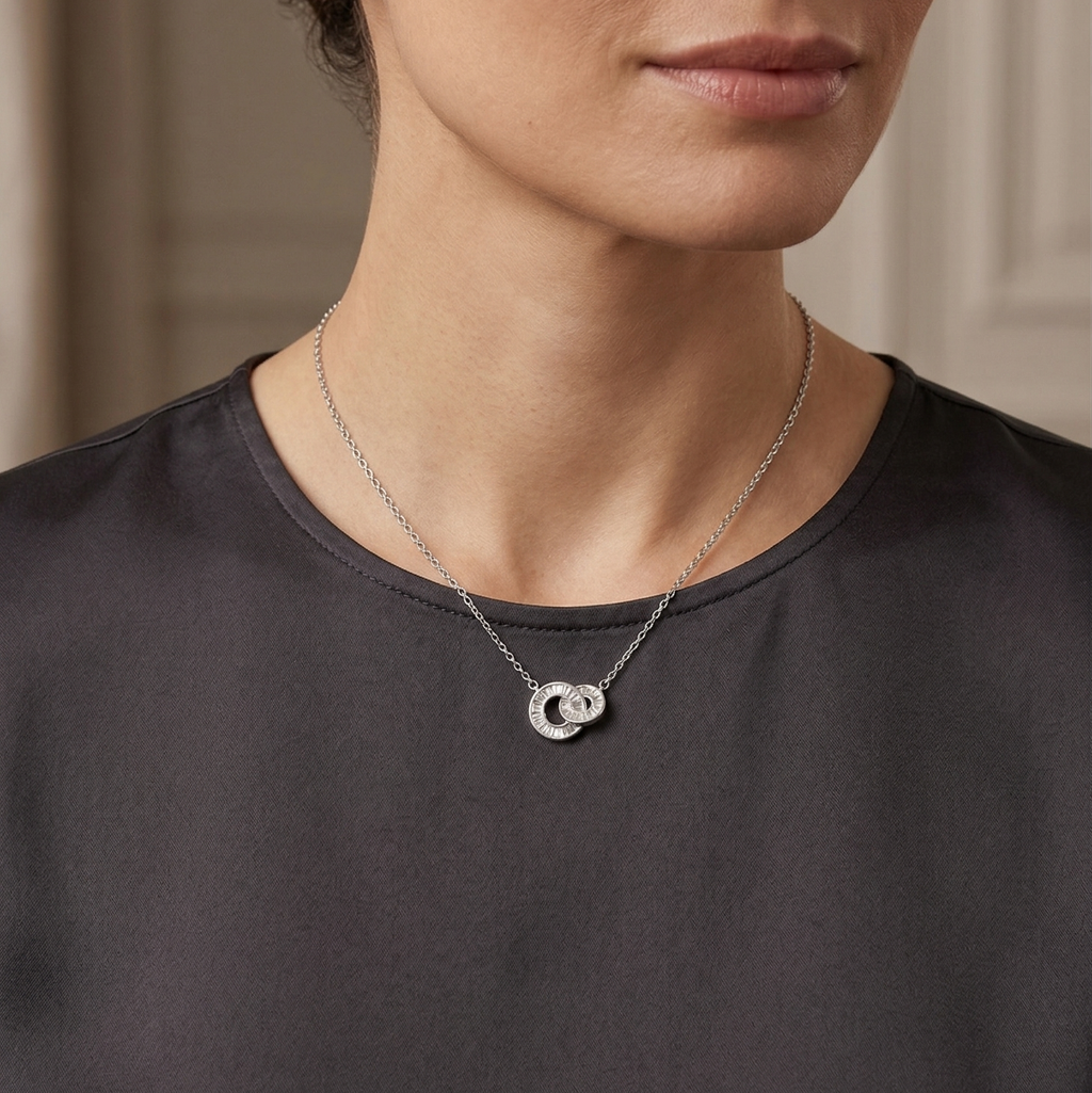 The Radiant Dual Circle Pendant