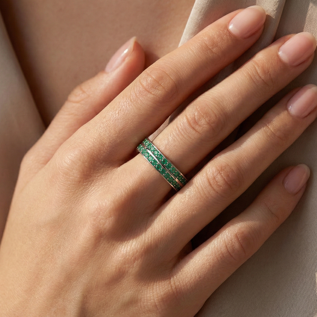 The Vega Emerald Green Double Band
