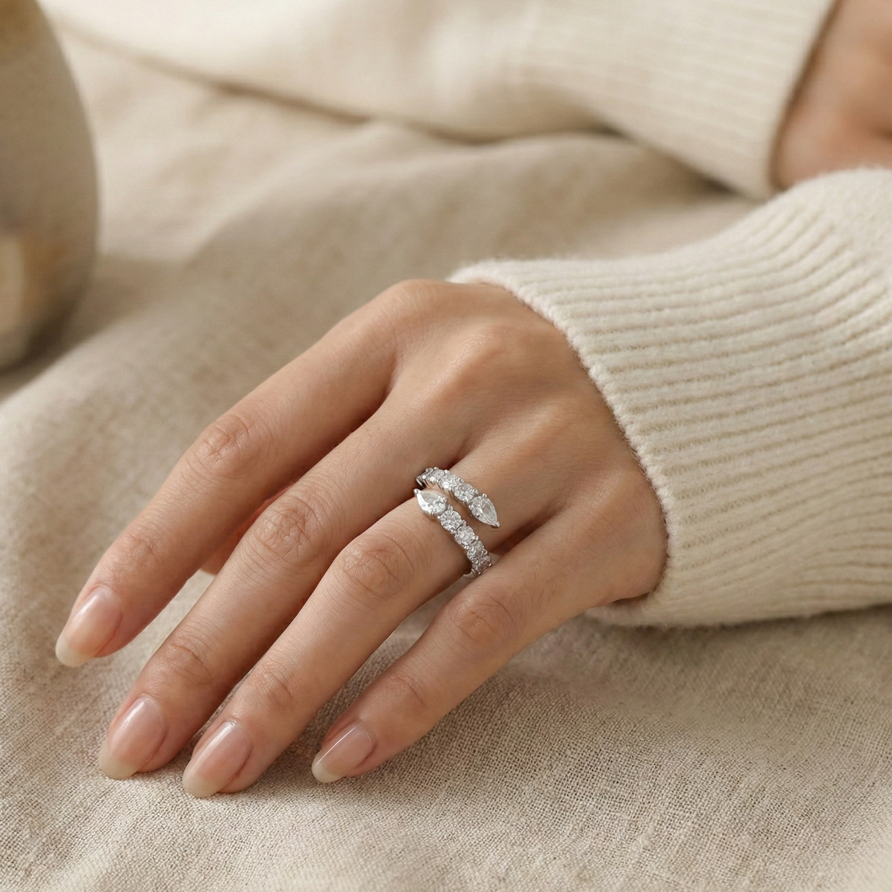 The Vega Pear Bypass Ring
