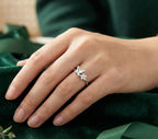 The Silver Butterfly and Floral Ring