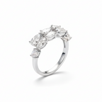 The Vega Marquise Crown Ring