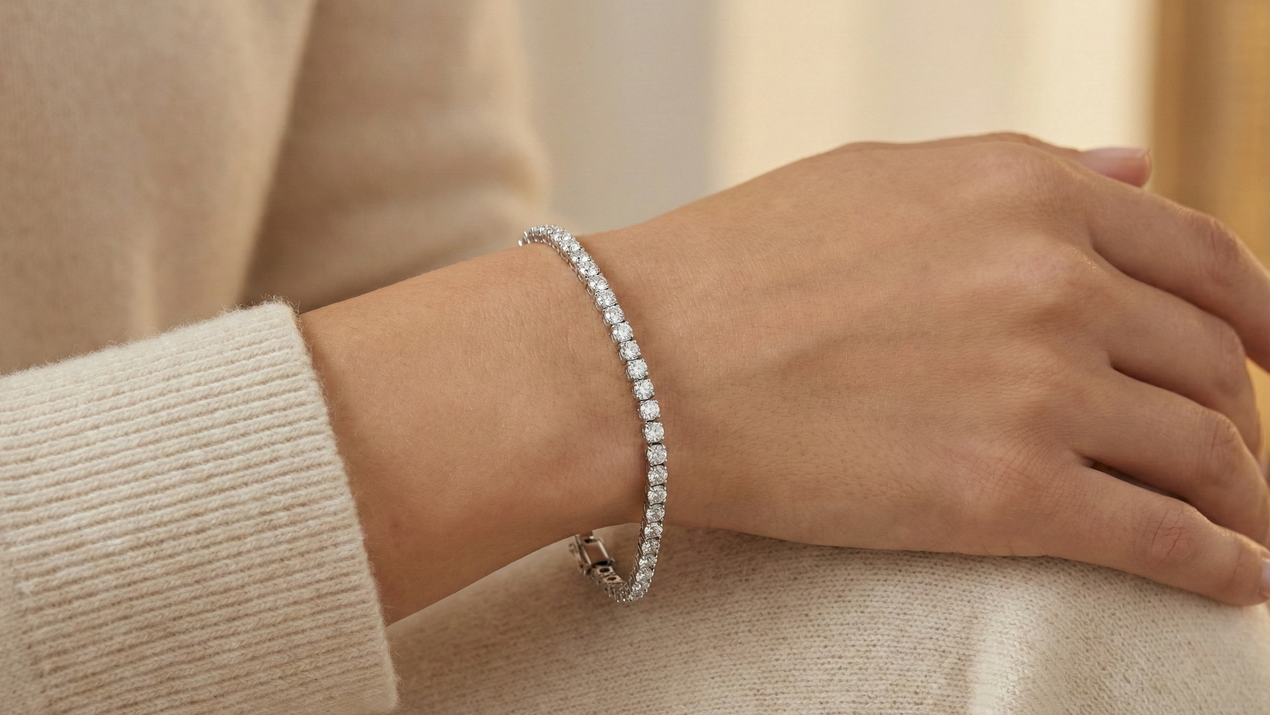 The Eternal Radiance Tennis Bracelet