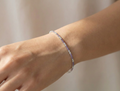 The Amethyst Aura Tennis Bracelet