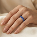 The Vega Sapphire Marquise Band
