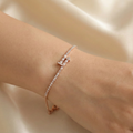 The Geometric Radiance Bolo Bracelet