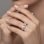 The Vega Marquise Crown Ring