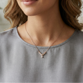 The Radiant V-Shaped Solitaire Pendant