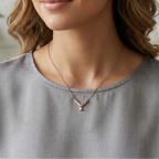 The Radiant V-Shaped Solitaire Pendant