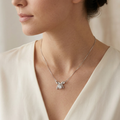 The Brilliant Crystal Bow Knot Pendant