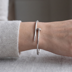 The Iconic Wrap Nail 92.5 Silver Kada