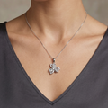 The Luminous Trefoil Blossom Necklace