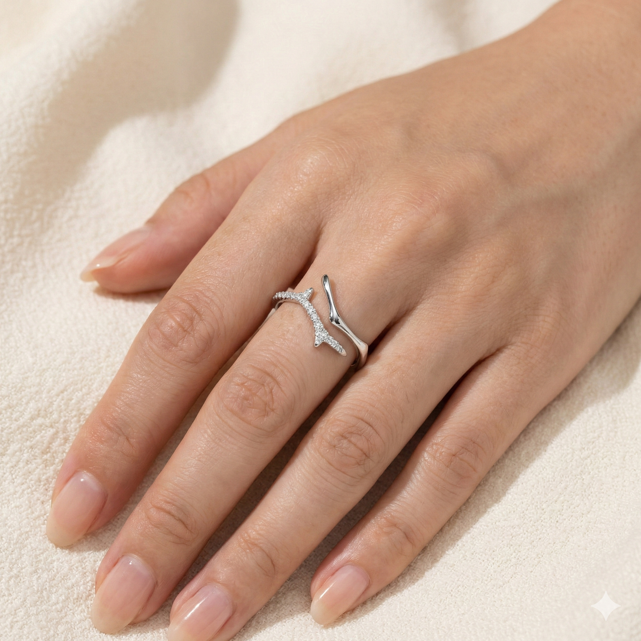 The Marquise Vine Eternity Ring
