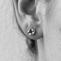 Sparkling Blossom Cluster 92.5 Silver Earrings