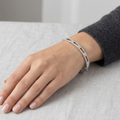 Pavé Quatrefoil 92.5 Silver Statement Kada