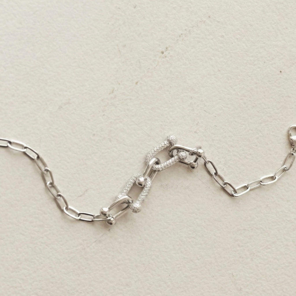 The Industrial Luxe Link Bracelet
