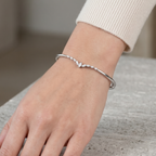 Elegant V-Dip 92.5 Silver Kada