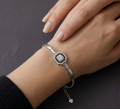 The Modern Vintage Crystal Snake Chain Bracelet