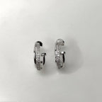 Intertwined Sparkle & Shine 92.5 Silver Studs