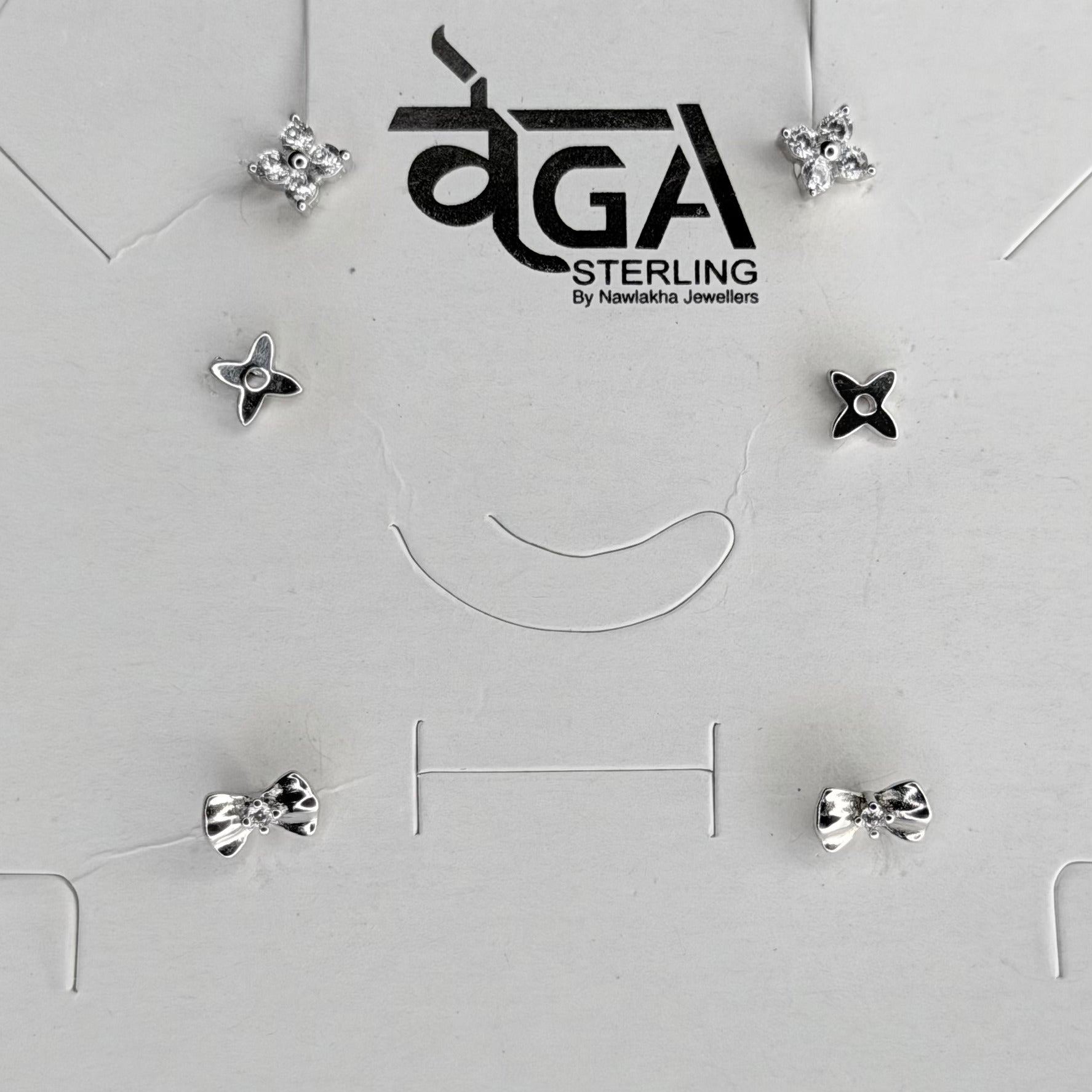 The Everyday Essentials 3-Pair 92.5 Silver Stud Set