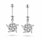 Radiant Marquise Swirl 92.5 Silver Earrings (HELIX)