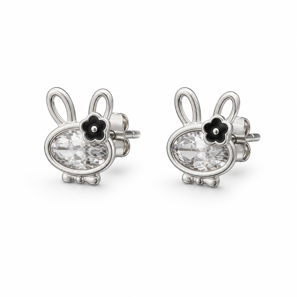 The Sparkling Bunny 92.5 Silver Studs
