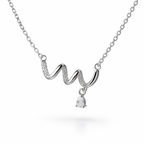 The Spiral Ribbon & Teardrop Pendant