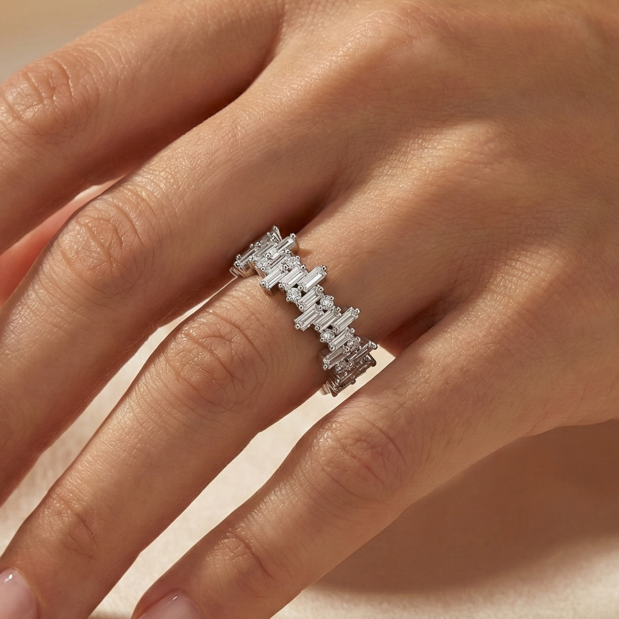 The Art Deco Ice Ring